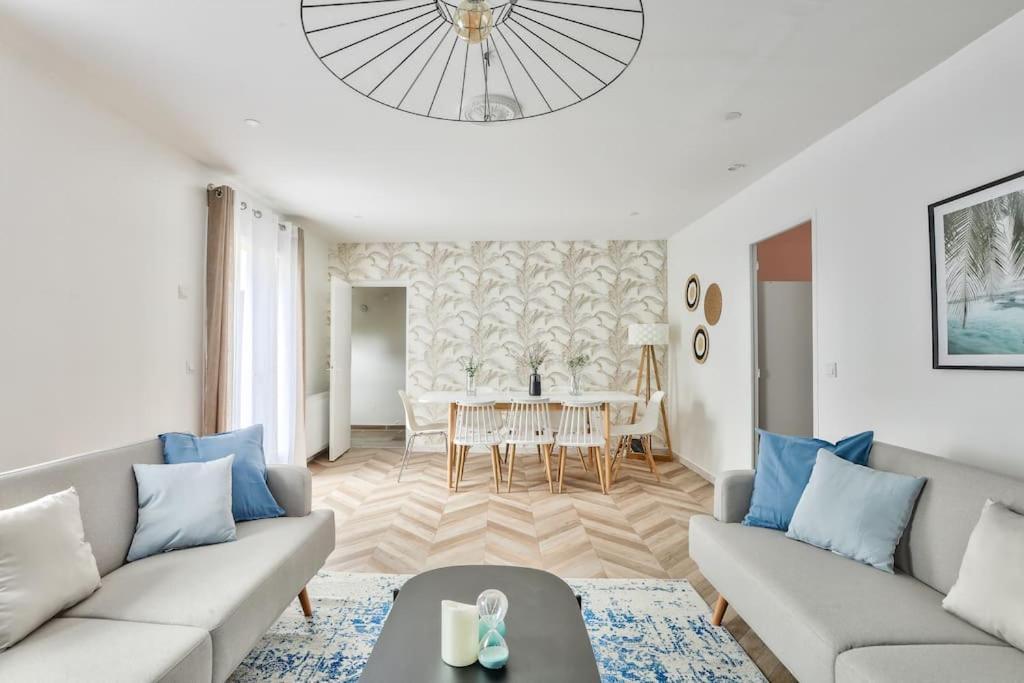 Free Private Parking - 15Mn Paris - 5Mn Walk Train Station - All Equipped - Terrace - Garden - Stade De France - Casino D'Enghien - Hippodrome, Universite Épinay-sur-Seine Eksteriør bilde